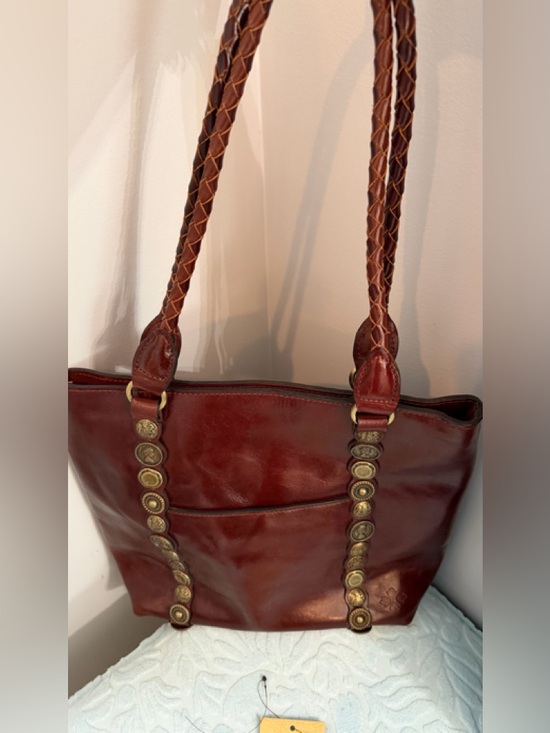 Patricia Nash Handbags - Patricia Nash Rena 100 percent Italian leather wcoin adornment NEW